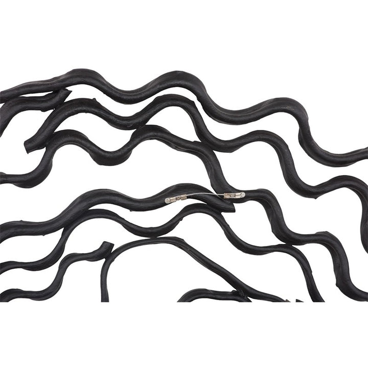 Vine Wall Flower, Black
