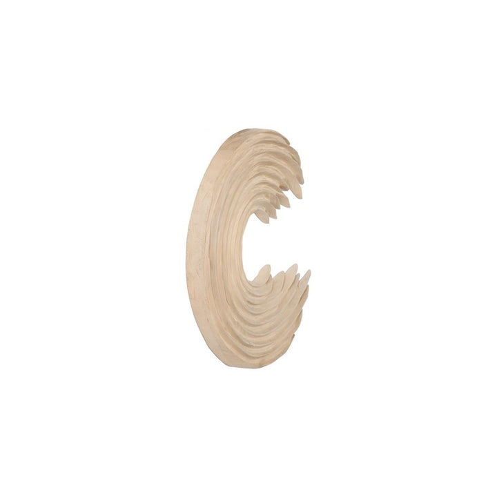 Swoop Wall Art, Bleached Wood