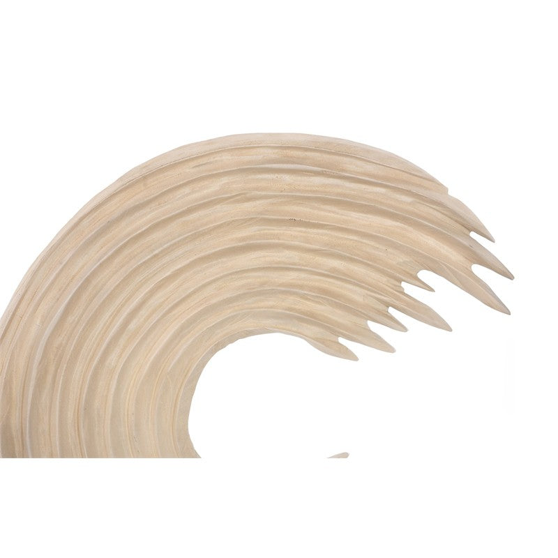 Swoop Wall Art, Bleached Wood