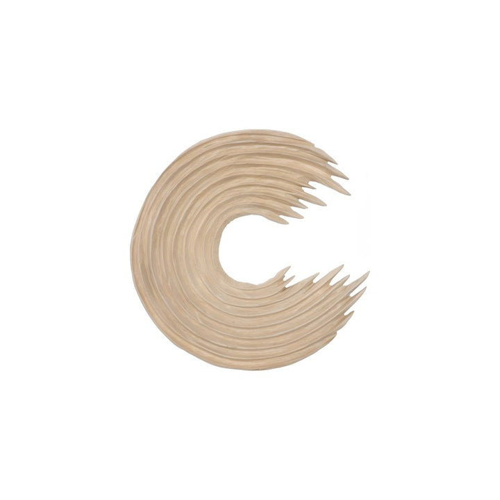 Swoop Wall Art, Bleached Wood