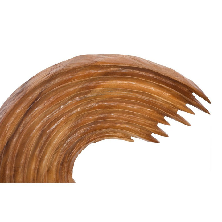 Swoop Wall Art, Natural Wood