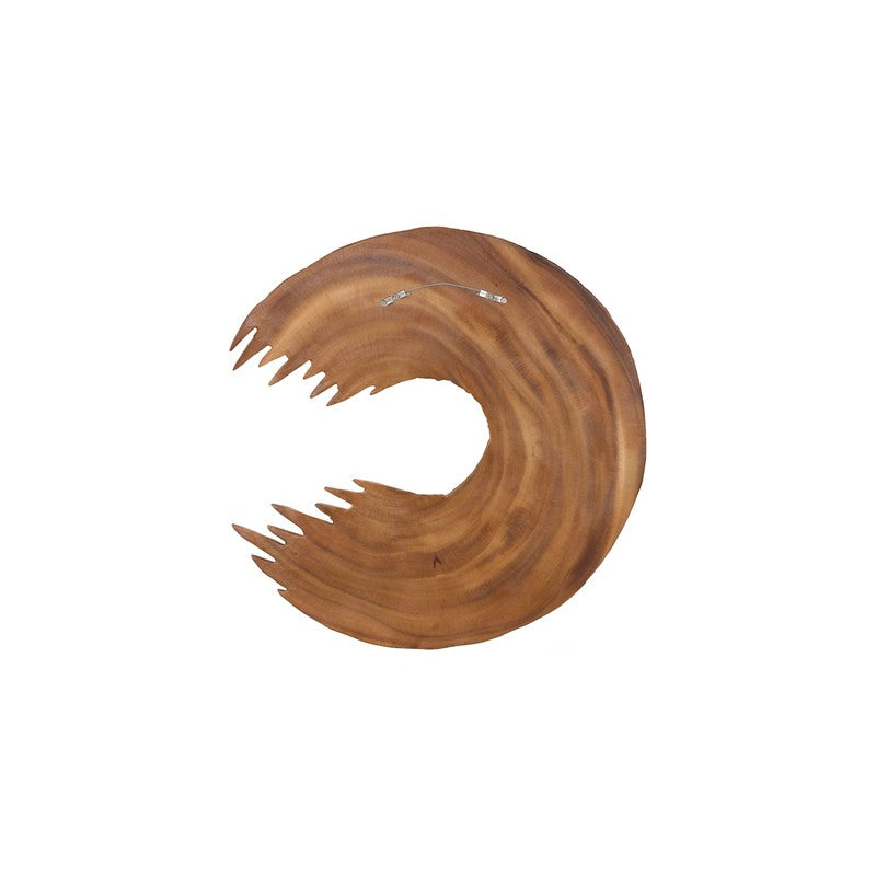 Swoop Wall Art, Natural Wood