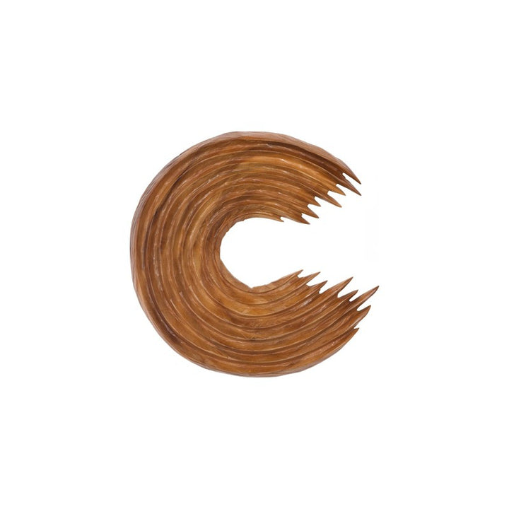 Swoop Wall Art, Natural Wood