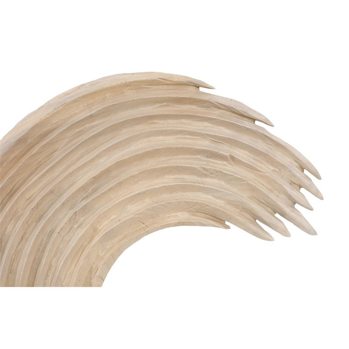 Swoop Wall Art, Bleached Wood