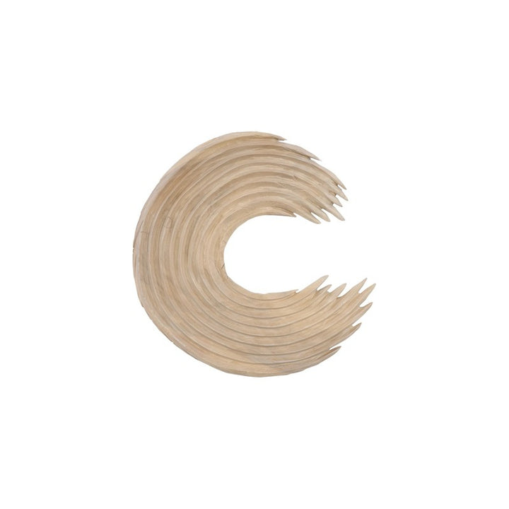 Swoop Wall Art, Bleached Wood