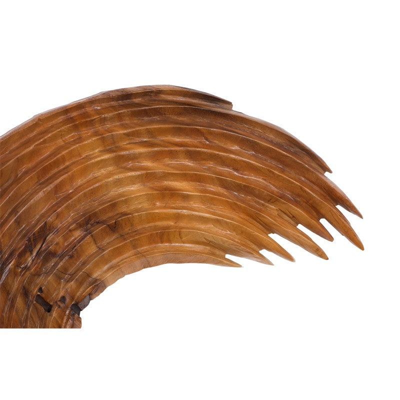 Swoop Wall Art, Natural Wood
