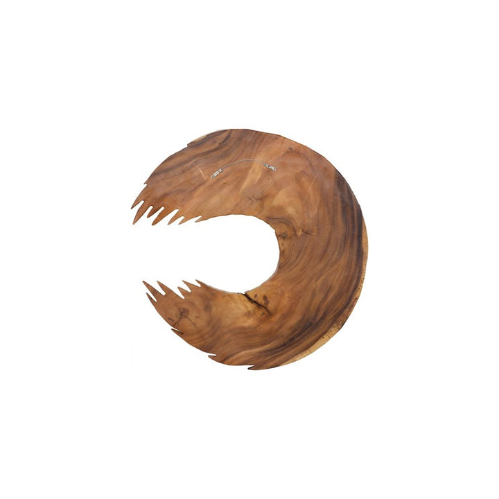 Swoop Wall Art, Natural Wood