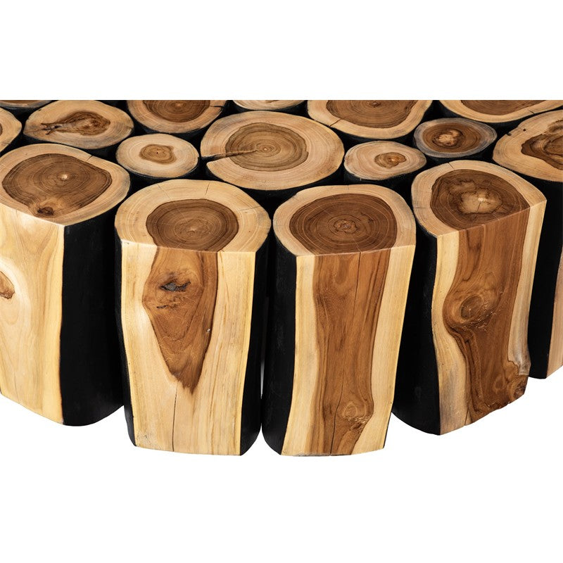 Boscage Coffee Table on Black Metal Legs