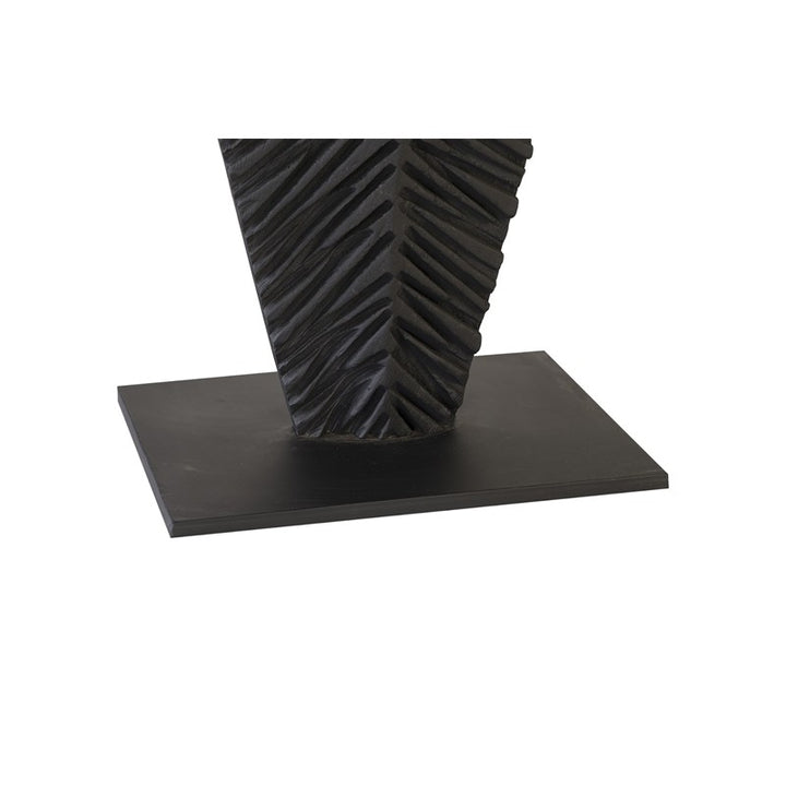 Carved Leaf on Stand