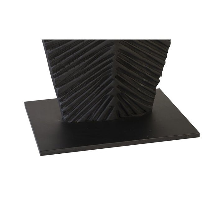 Carved Leaf on Stand