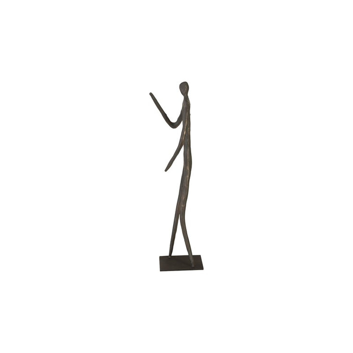 Abstract Figure on Metal Base
