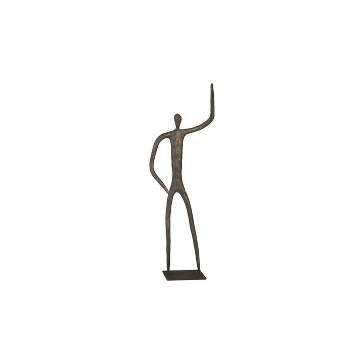 Abstract Figure on Metal Base
