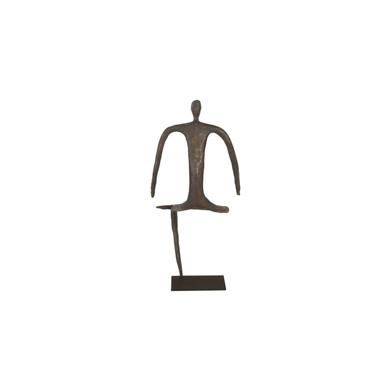 Abstract Figure on Metal Base
