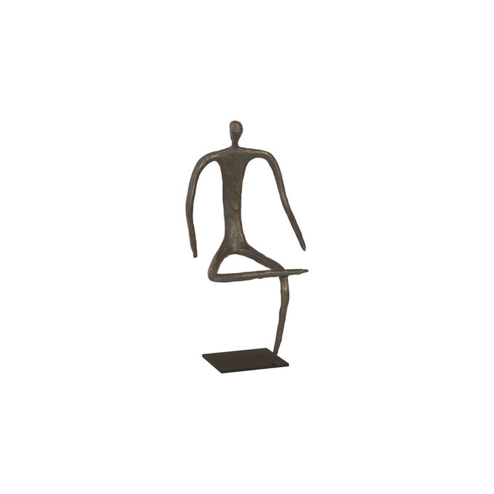 Abstract Figure on Metal Base