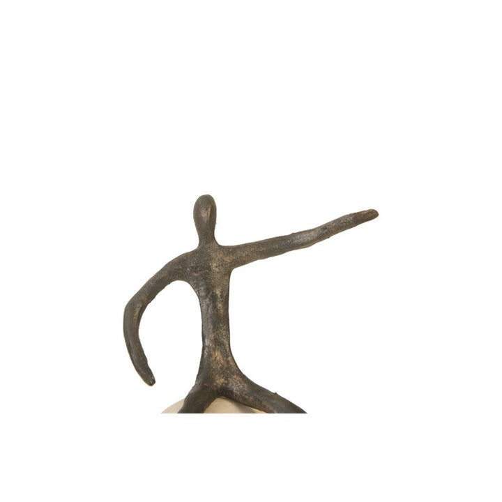 Abstract Figure on Bleached Wood Base