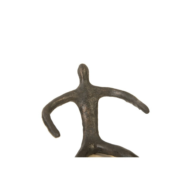 Abstract Figure on Bleached Wood Base
