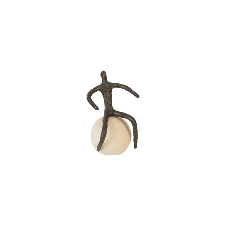 Abstract Figure on Bleached Wood Base