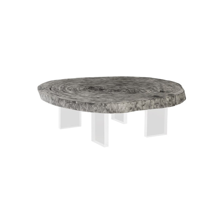 Floating Coffee Table on Acrylic Legs