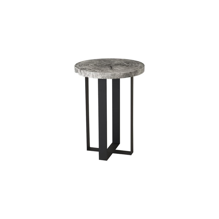 Chuleta Bar Table on Black Metal Base