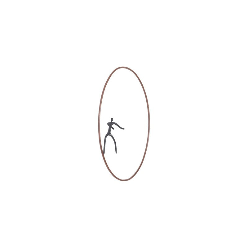 Olympic Figure in Iron Ring