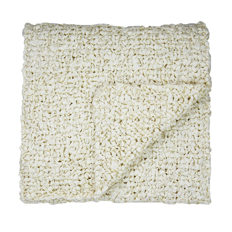 Ribbon Knit Topaz Throw