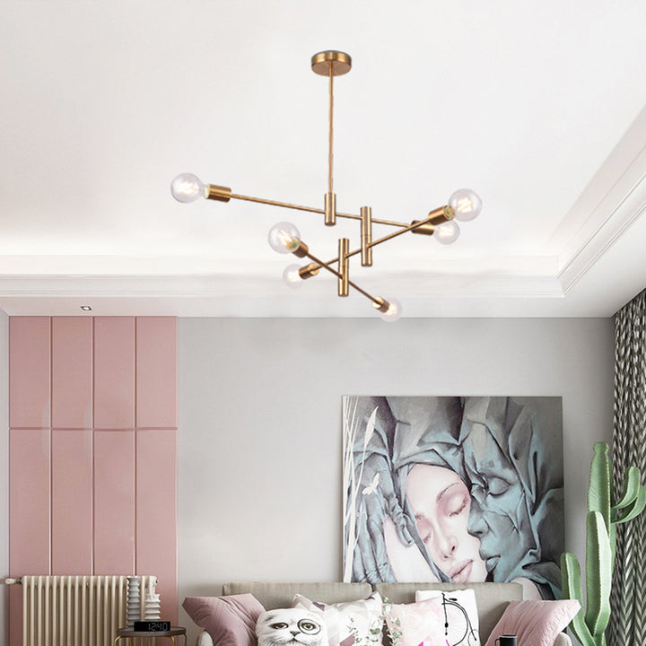 TR77C35BR Six Light Chandelier