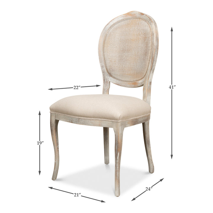 Oval Cane Back S/Chair