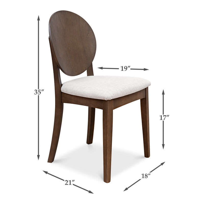 Round Back Side Chair