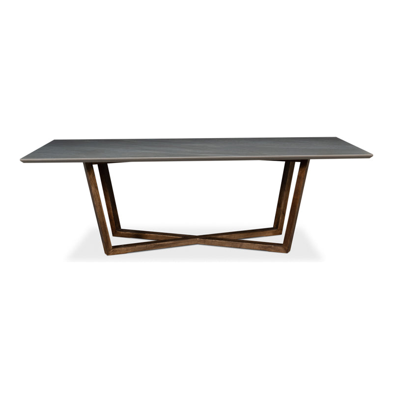 Double Pedestal Dining Table