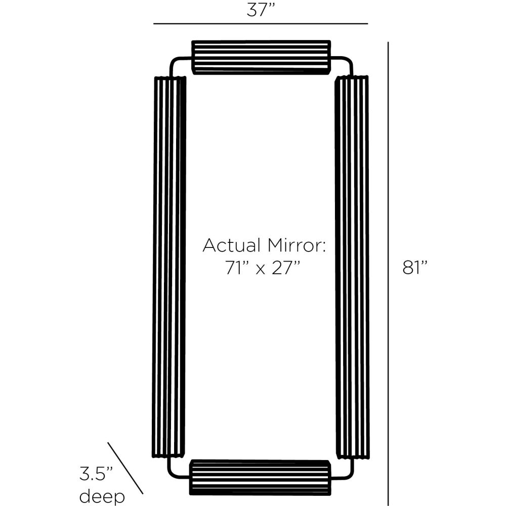 Weller Floor Mirror