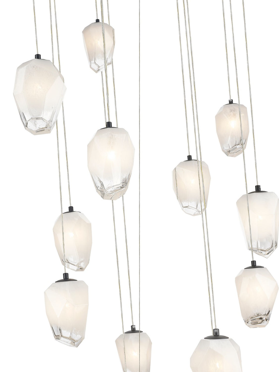 YS100C32BLK 24 Light Chandelier