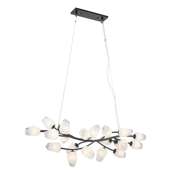 YS102C19BLK 20 Light Chandelier