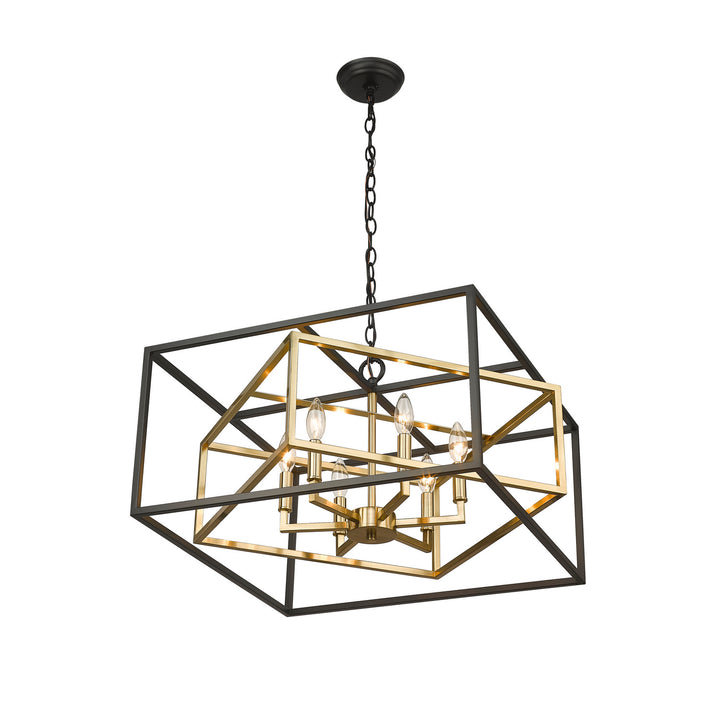YS218C22BG Six Light Chandelier