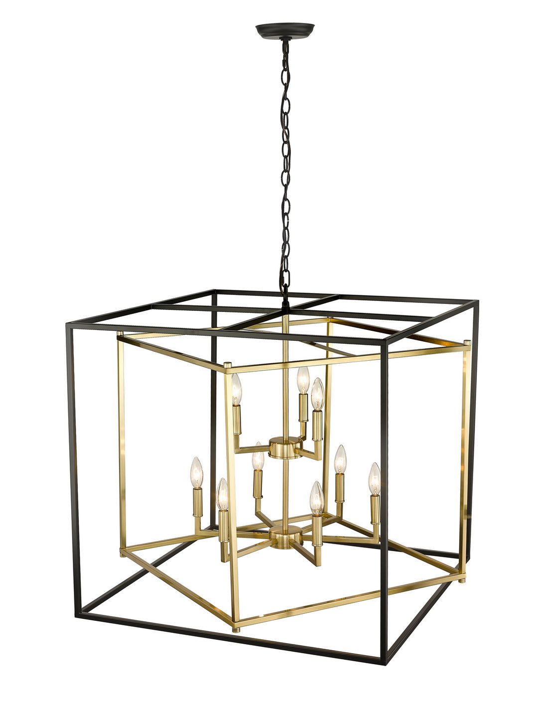 YS218C28BG Nine Light Chandelier