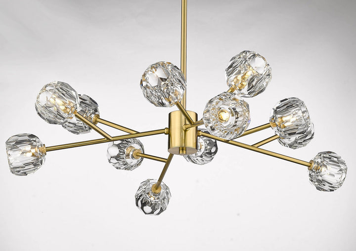 YS92C36G 12 Light Chandelier