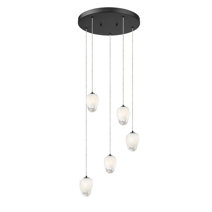 YS98C13BLK Five Light Chandelier