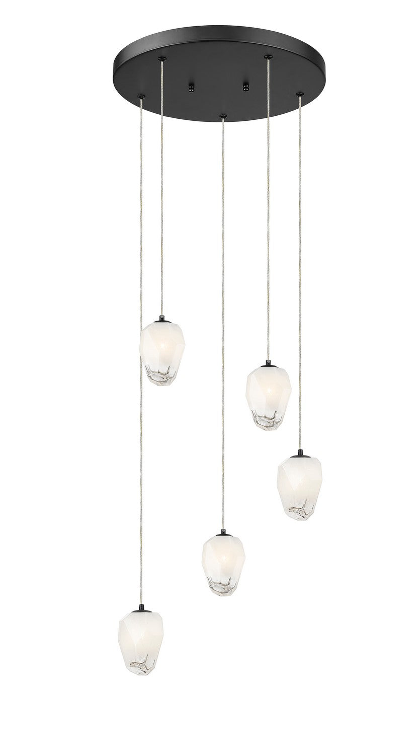 YS98C13BLK Five Light Chandelier