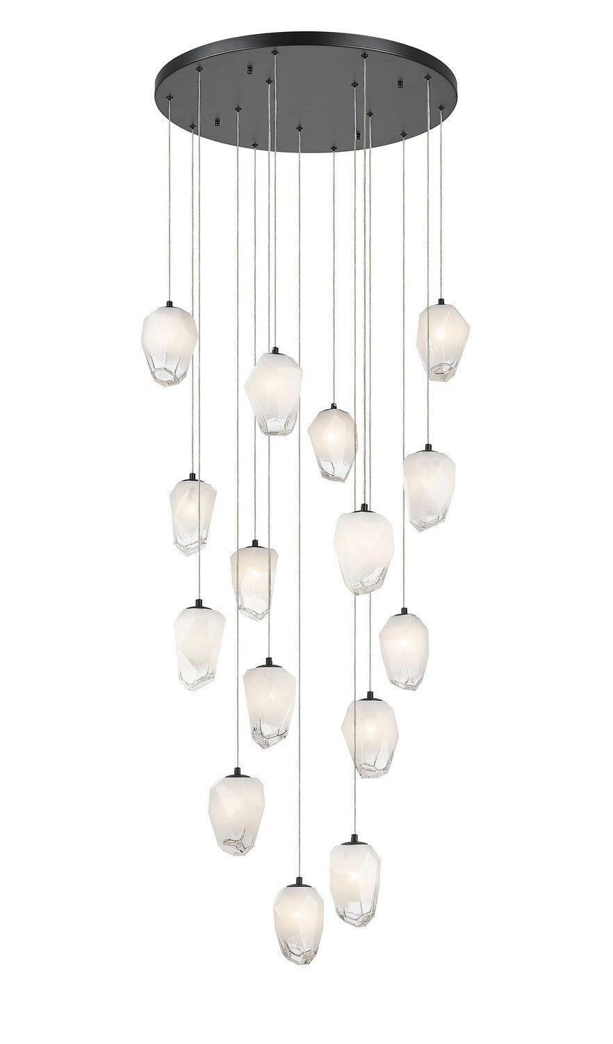 YS99C24BLK 15 Light Chandelier