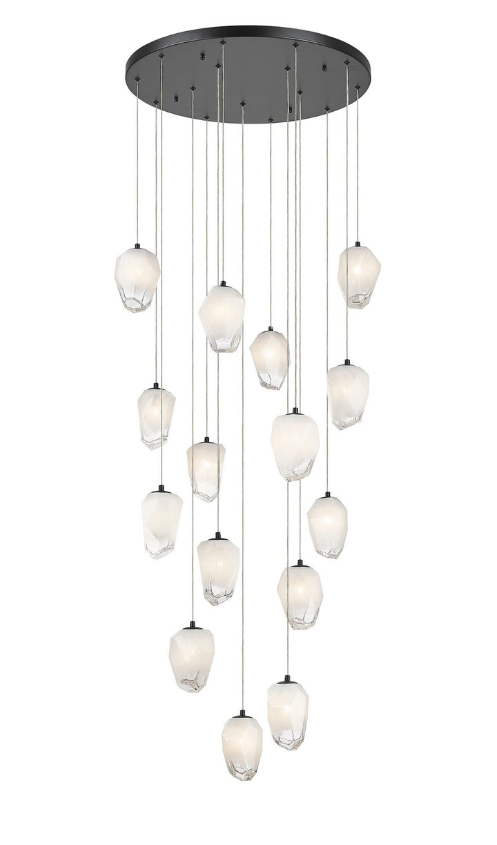 YS99C24BLK 15 Light Chandelier