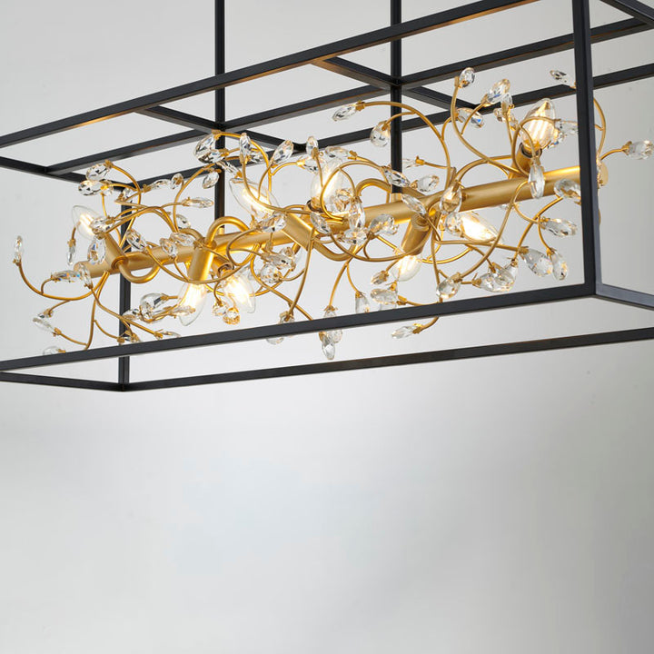 ZP139C38G Eight Light Chandelier
