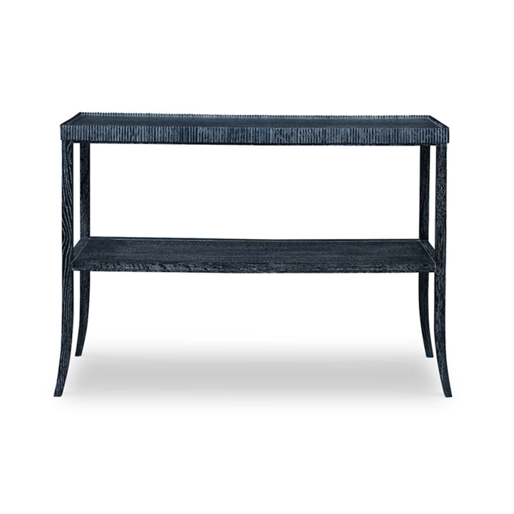 Emile Shelf Table (Black Cerused)