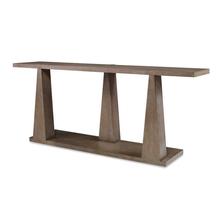 Column Console Table (Timber Grey)