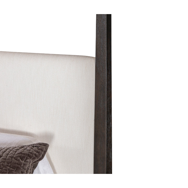 Metal Canopy Poster Bed - King (Mocha)