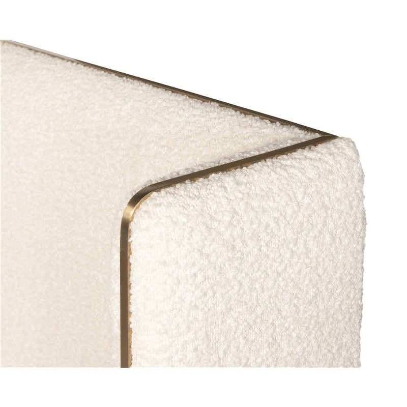 Upholstered Wing Bed - King