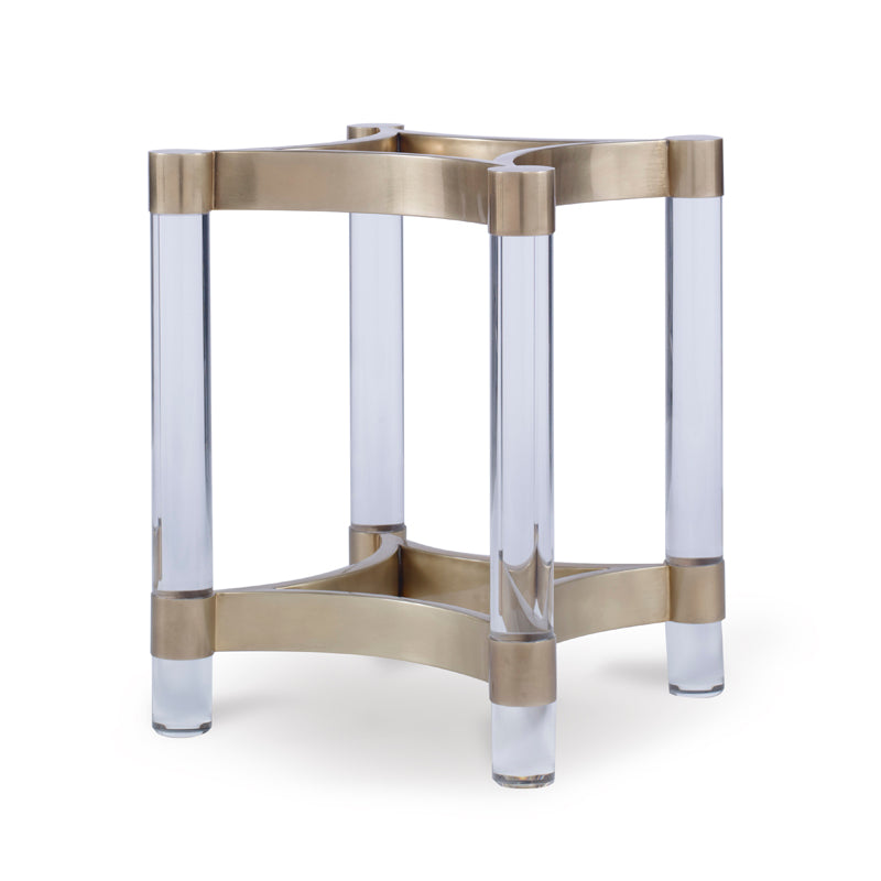 Table Base-Antique Brass (For Glass Top)