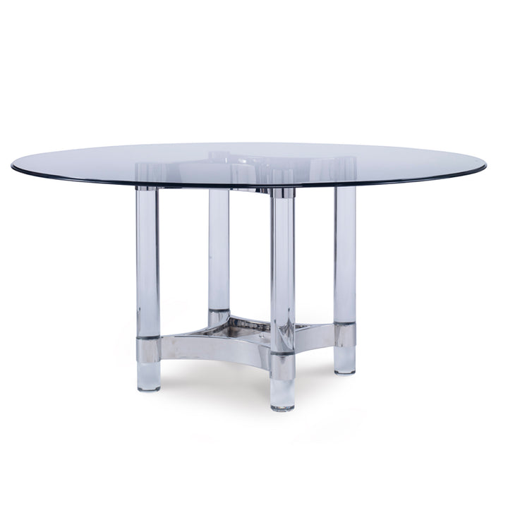 Table Base-Stainless (For Glass Top)