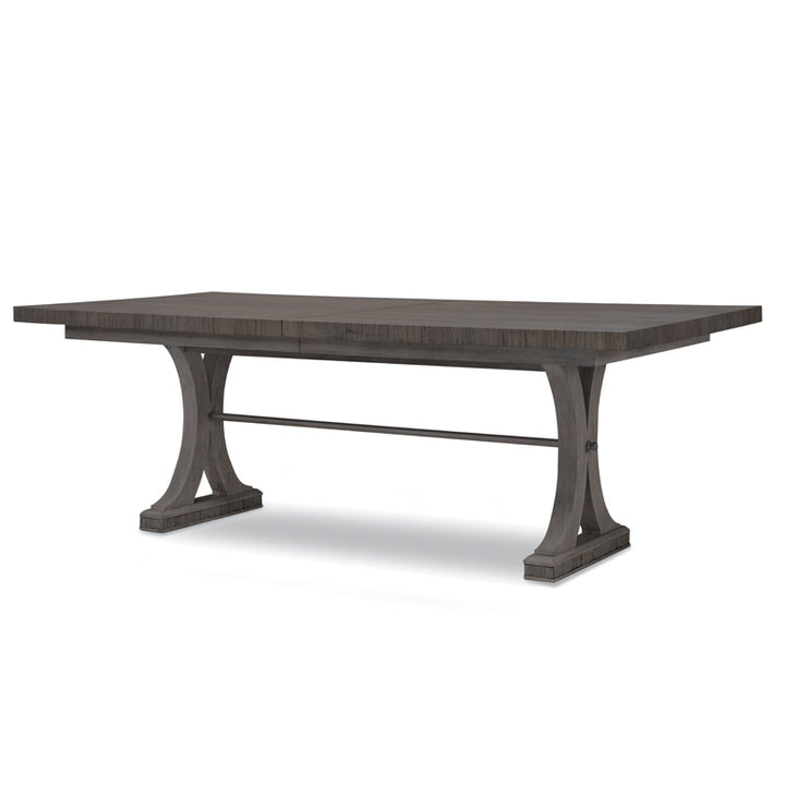 Carlyle Rect. Oak Dining Table-Mink Grey