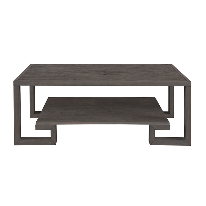 Greek Key Cocktail Table-Mink