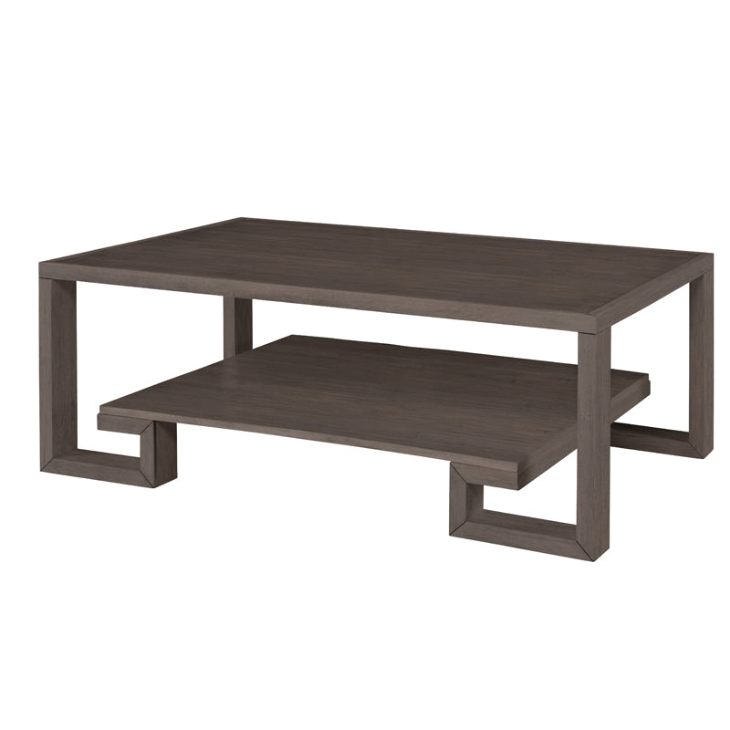 Greek Key Cocktail Table-Mink