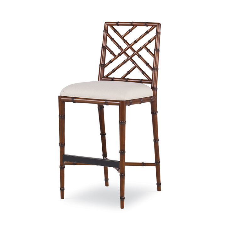 Brighton Bar Stool-Aw/Flax